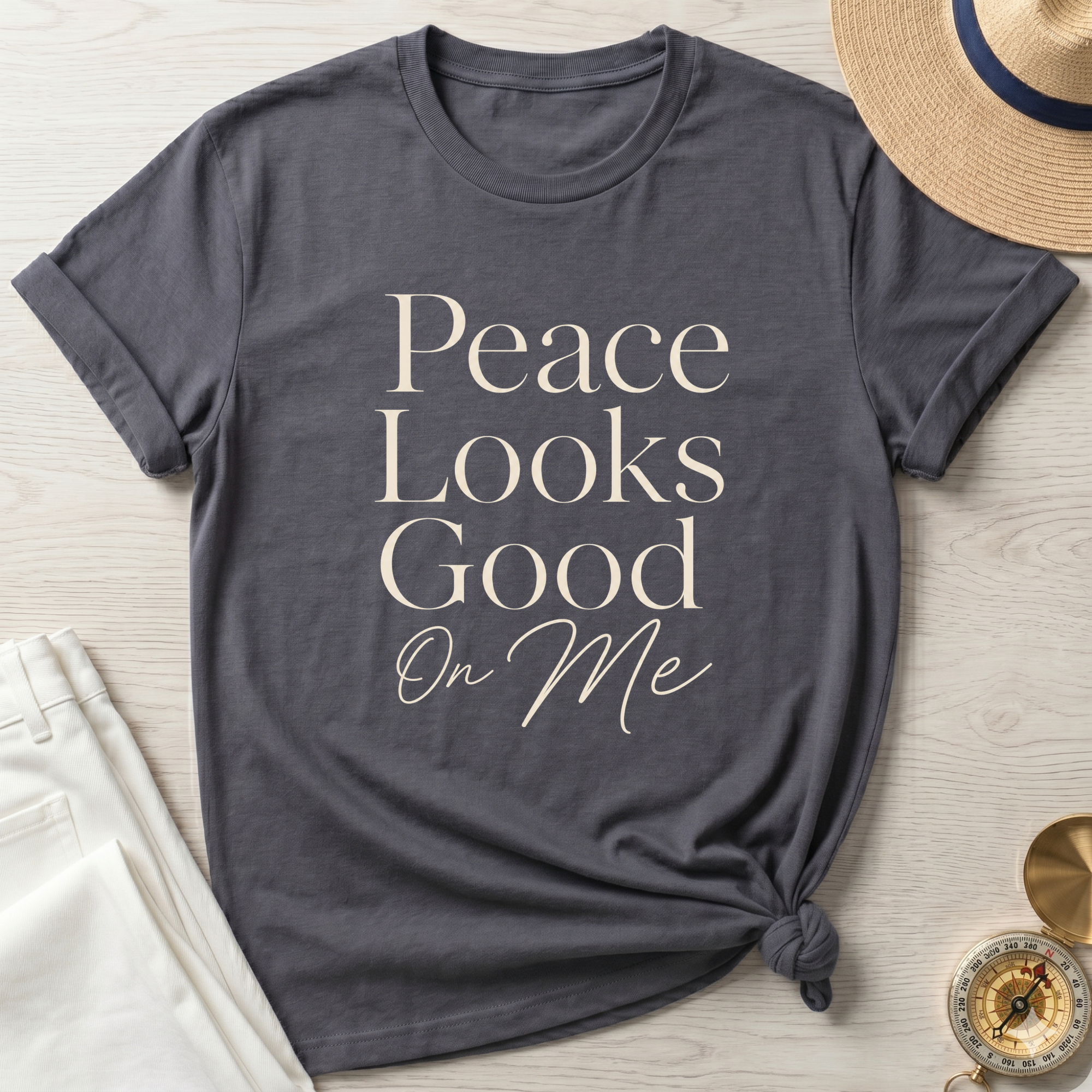 Peace Looks Good On Me T-Shirt