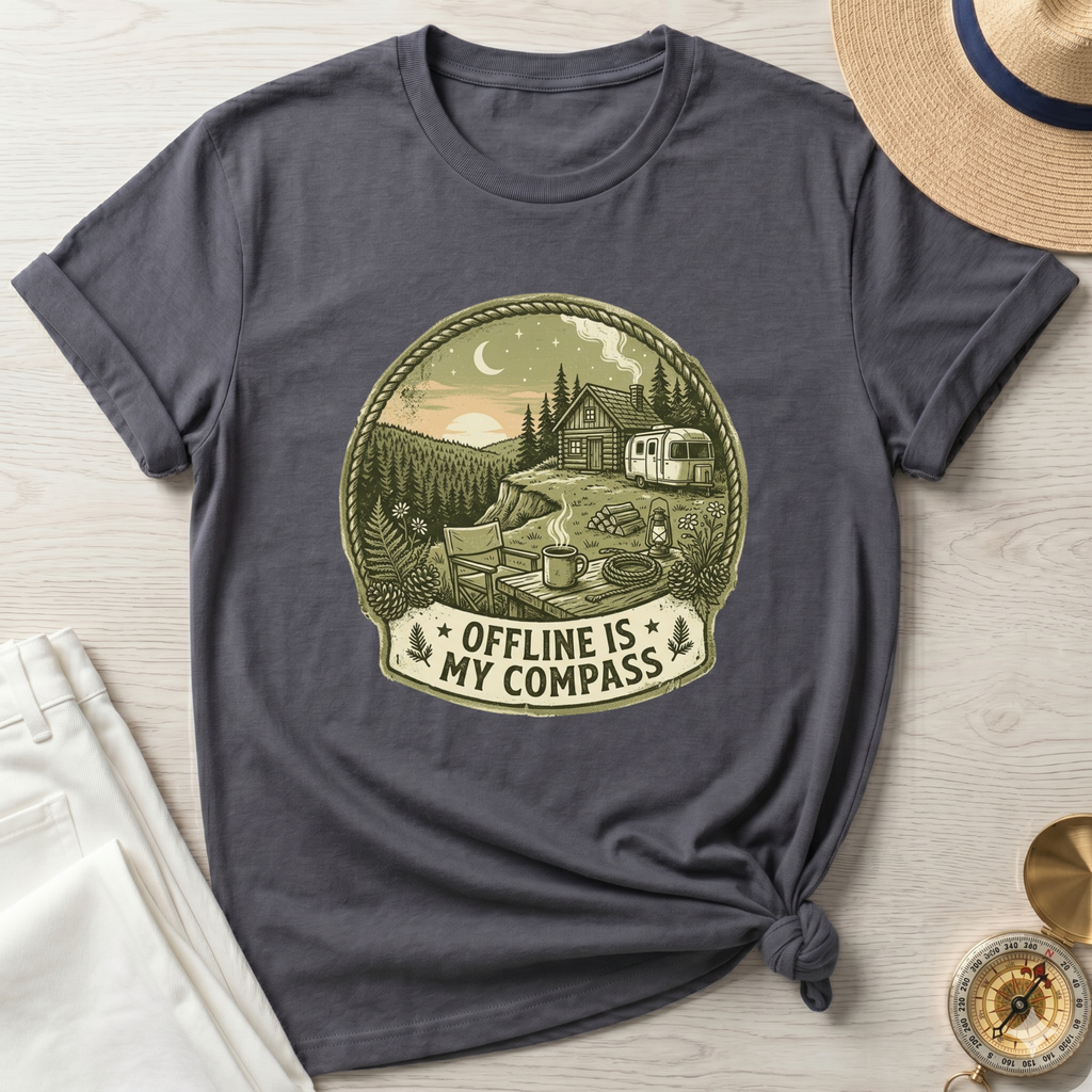 Offline Is My Compass T-Shirt