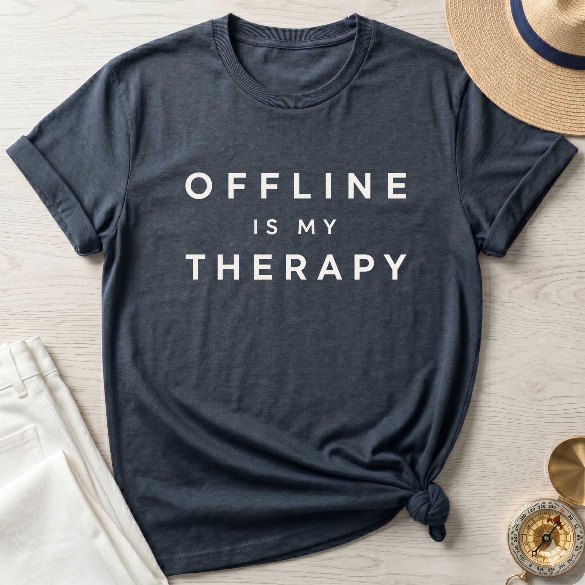 Offline Is My Therapy T-Shirt