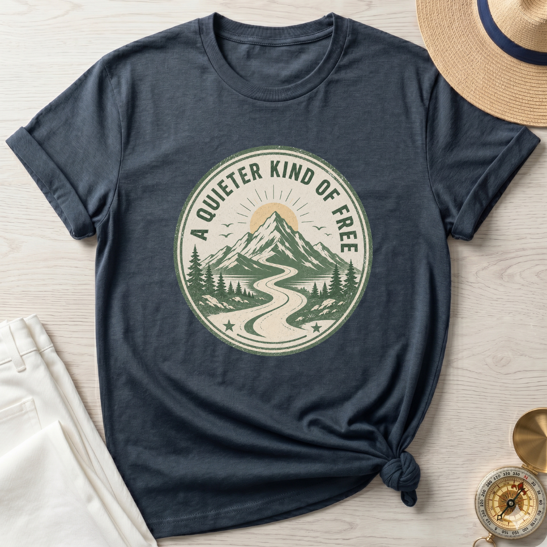 A Quieter Kind of Free Badge T-Shirt