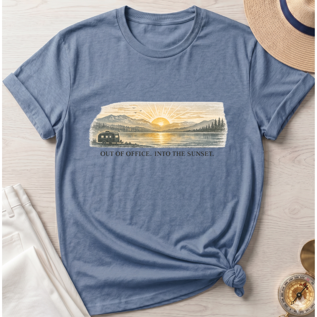 Out Of Office Into The Sunset T-Shirt