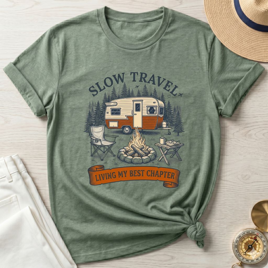 Slow Travel Camper T-Shirt
