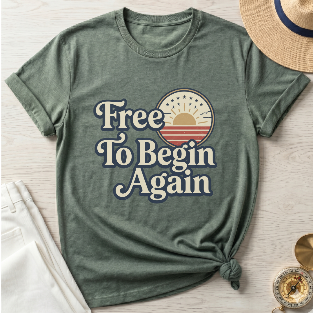 Free To Begin Again T-Shirt
