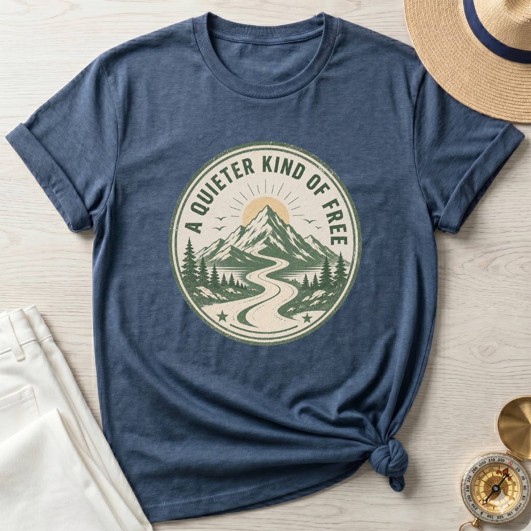 A Quieter Kind of Free Badge T-Shirt