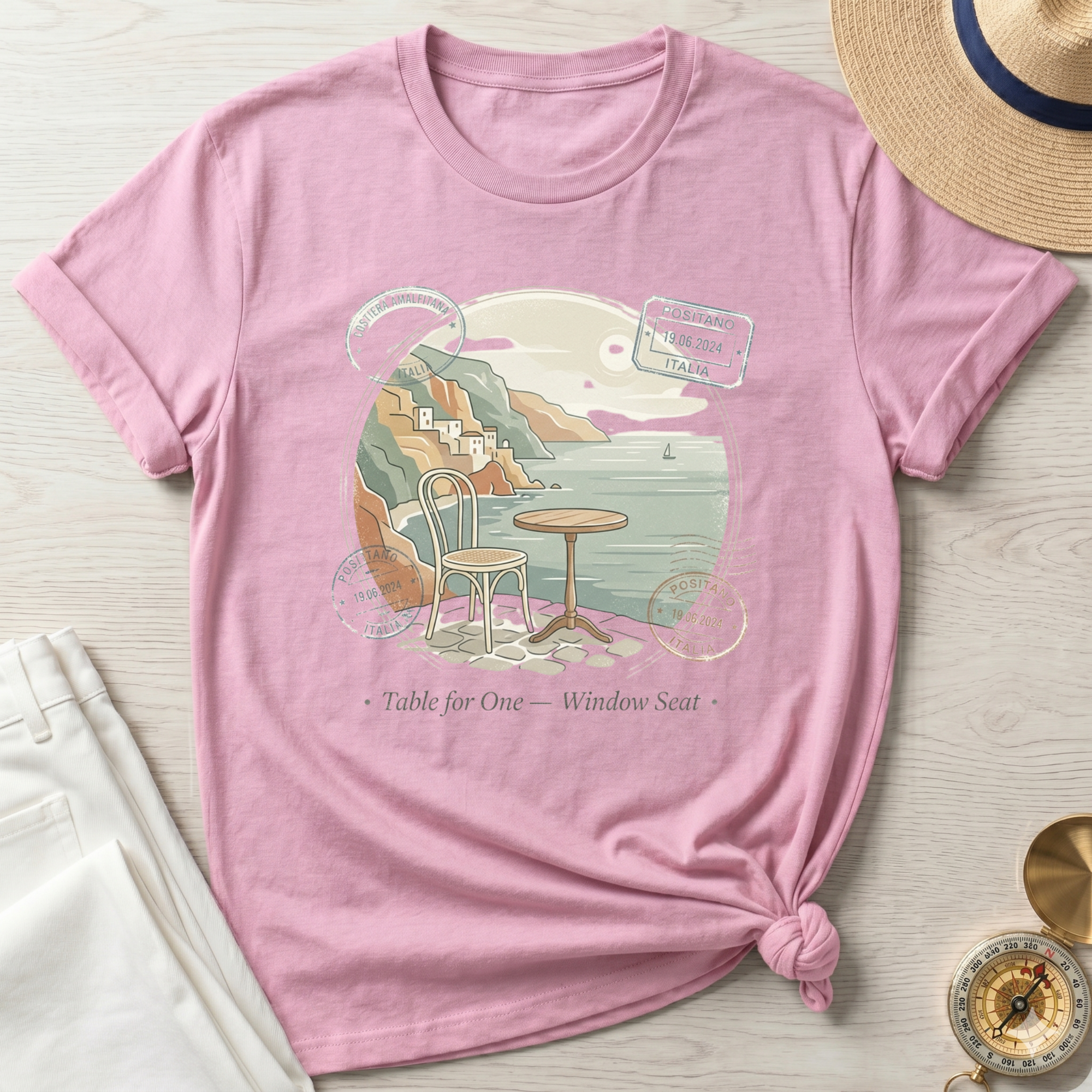 Table For One - Window Seat T-Shirt