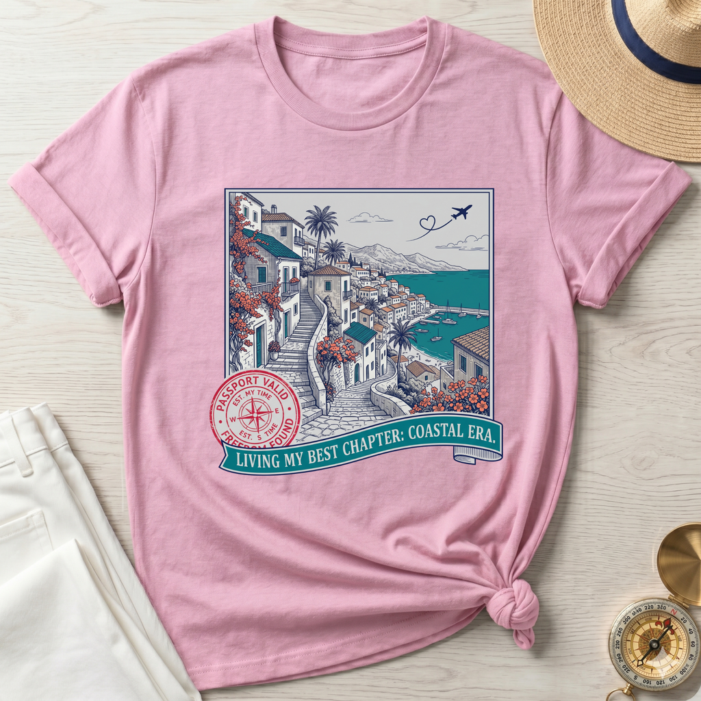 Living My Best Chapter-Coastal Era T-Shirt