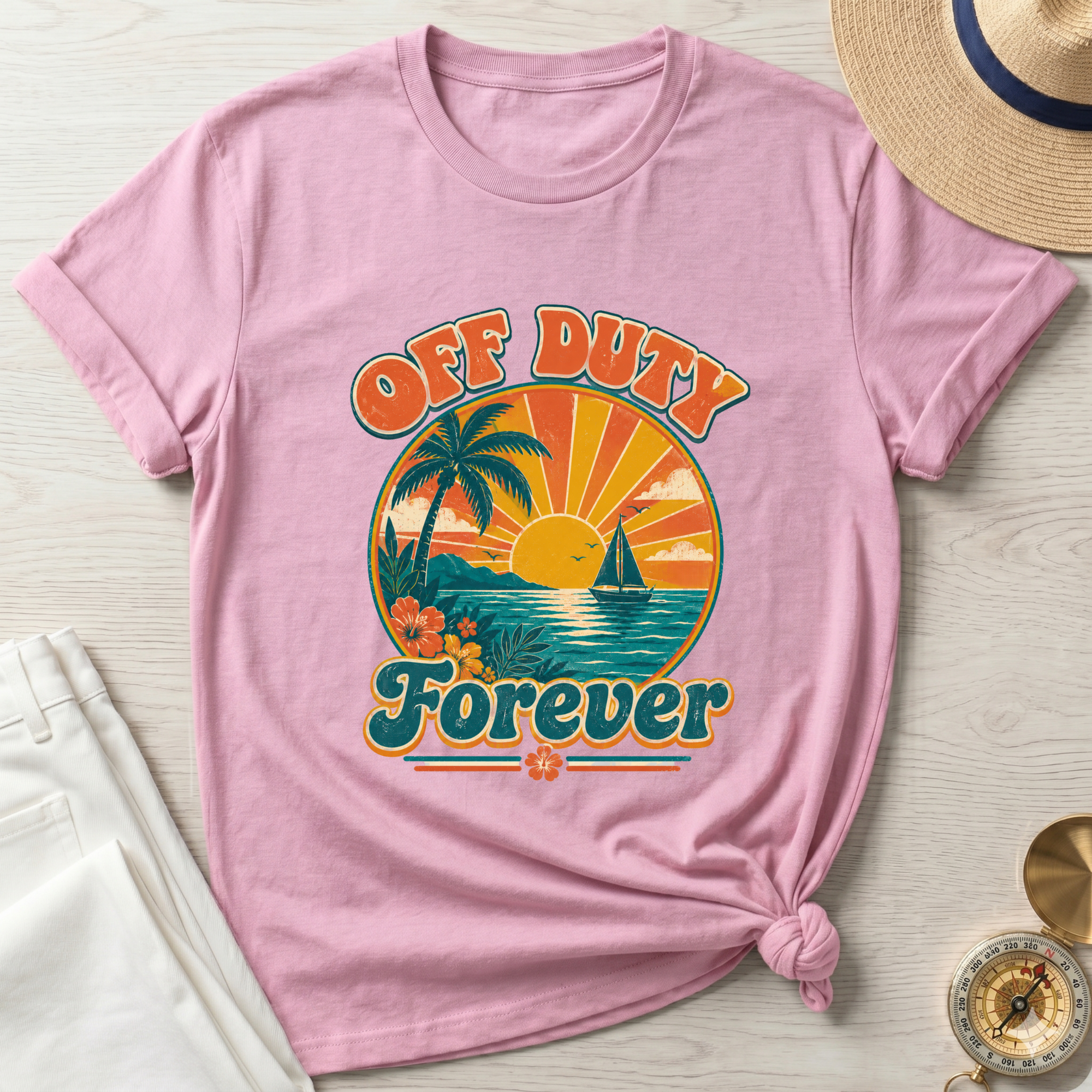 Retro Off Duty Forever T-Shirt