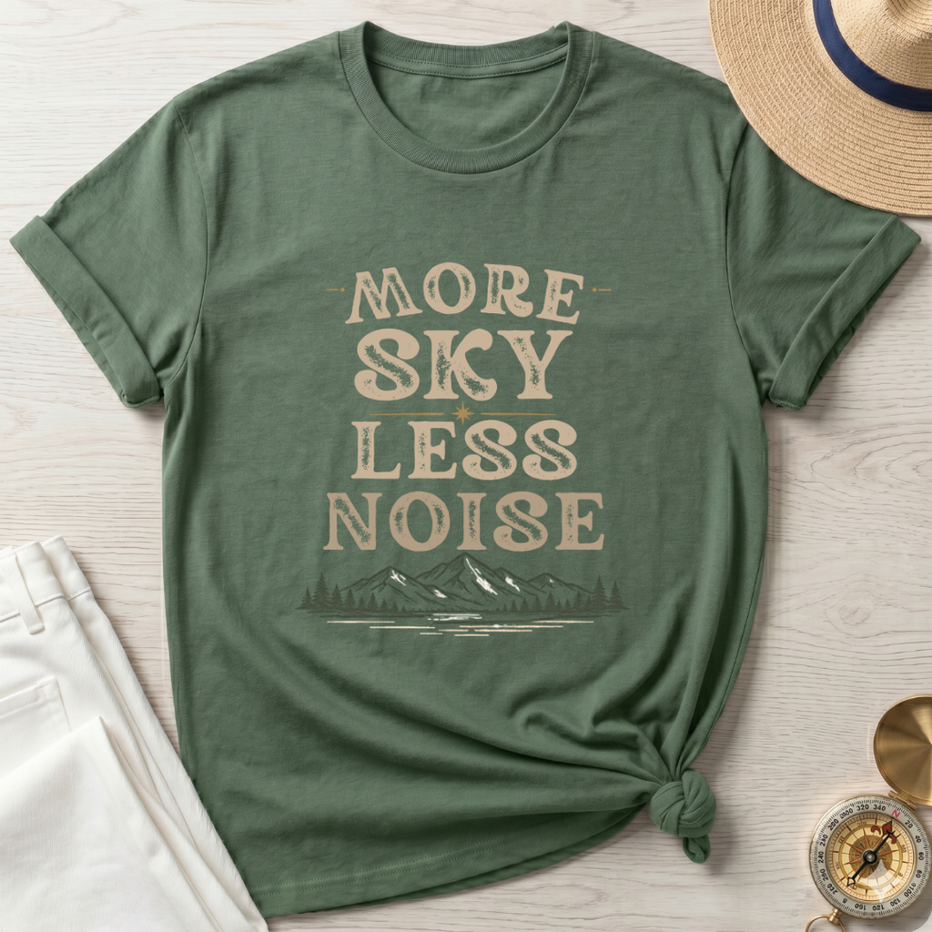More Sky Less Noise - T-Shirt