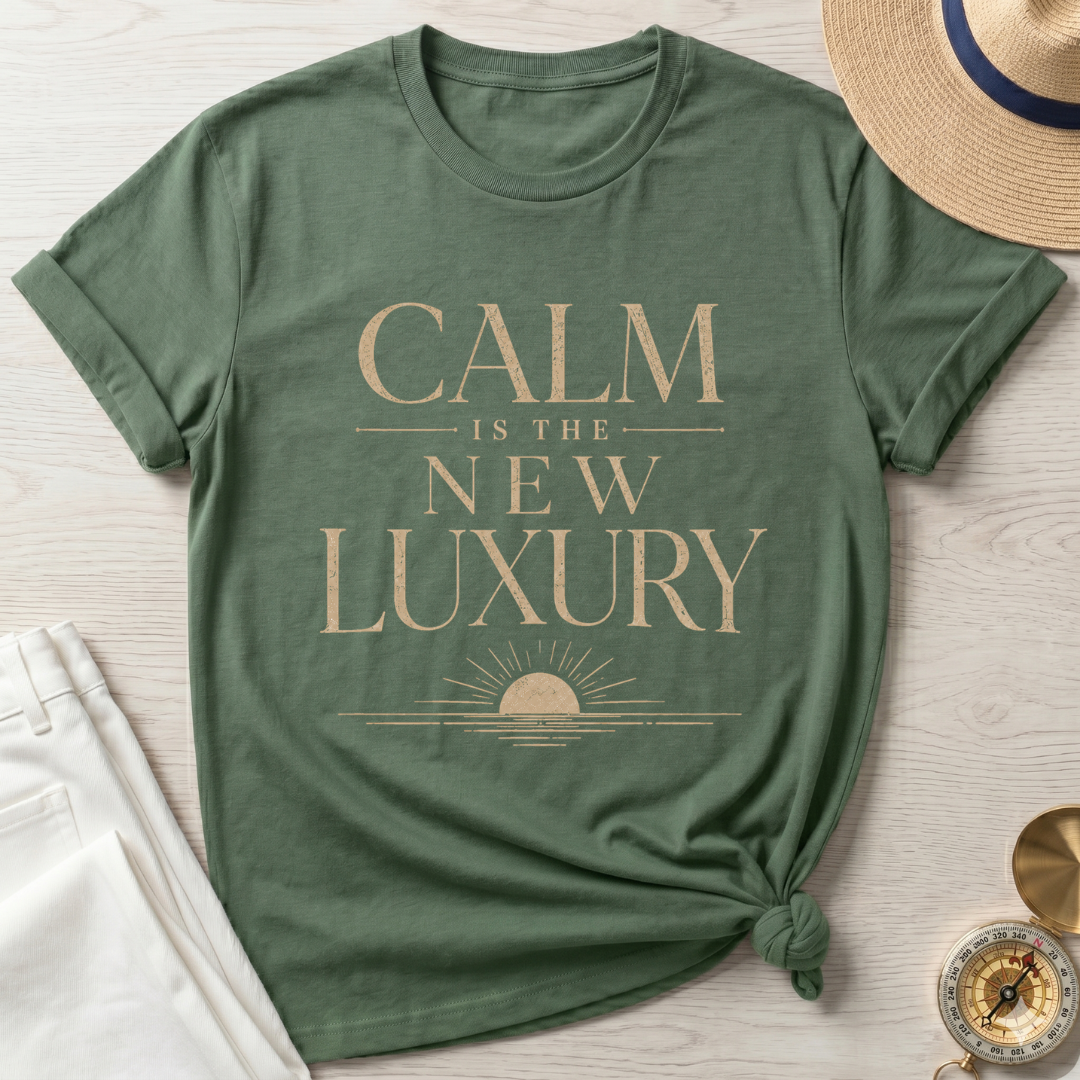 Calm Is The New Luxury - T-Shirt