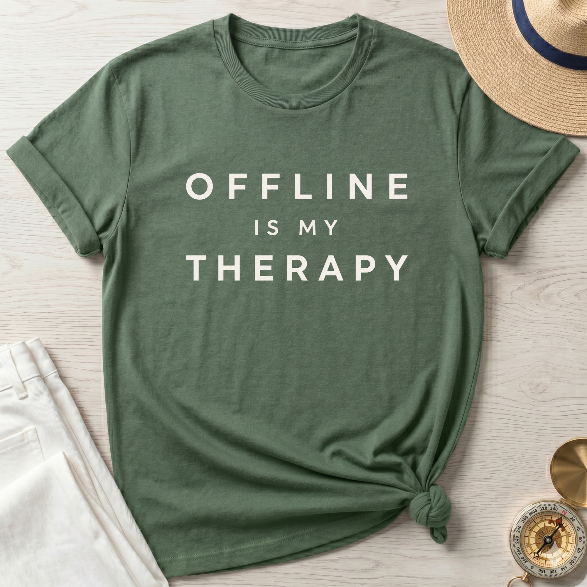 Offline Is My Therapy T-Shirt
