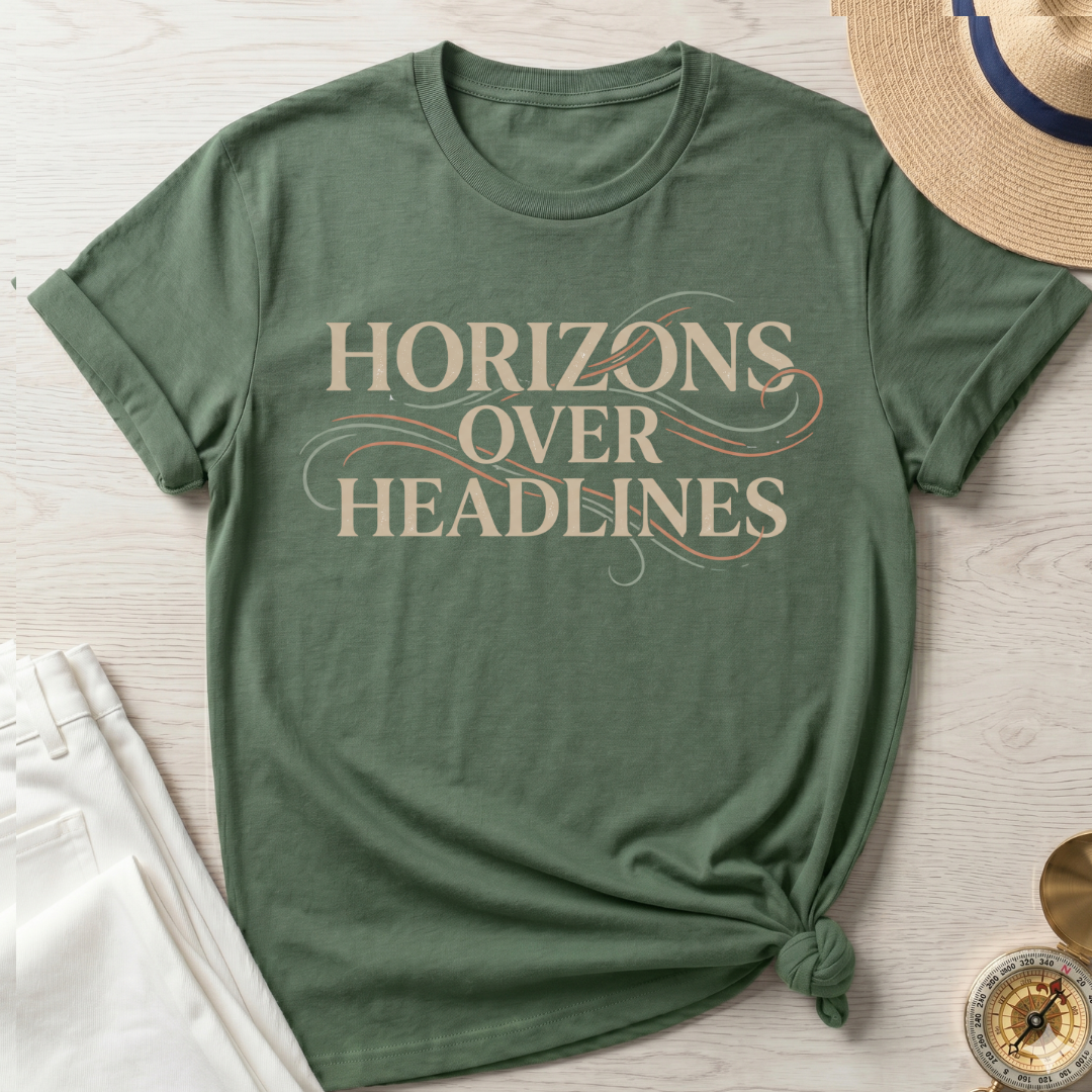Horizons Over Headlines T-Shirt