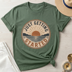 Just Getting Started Badge- T-Shirt