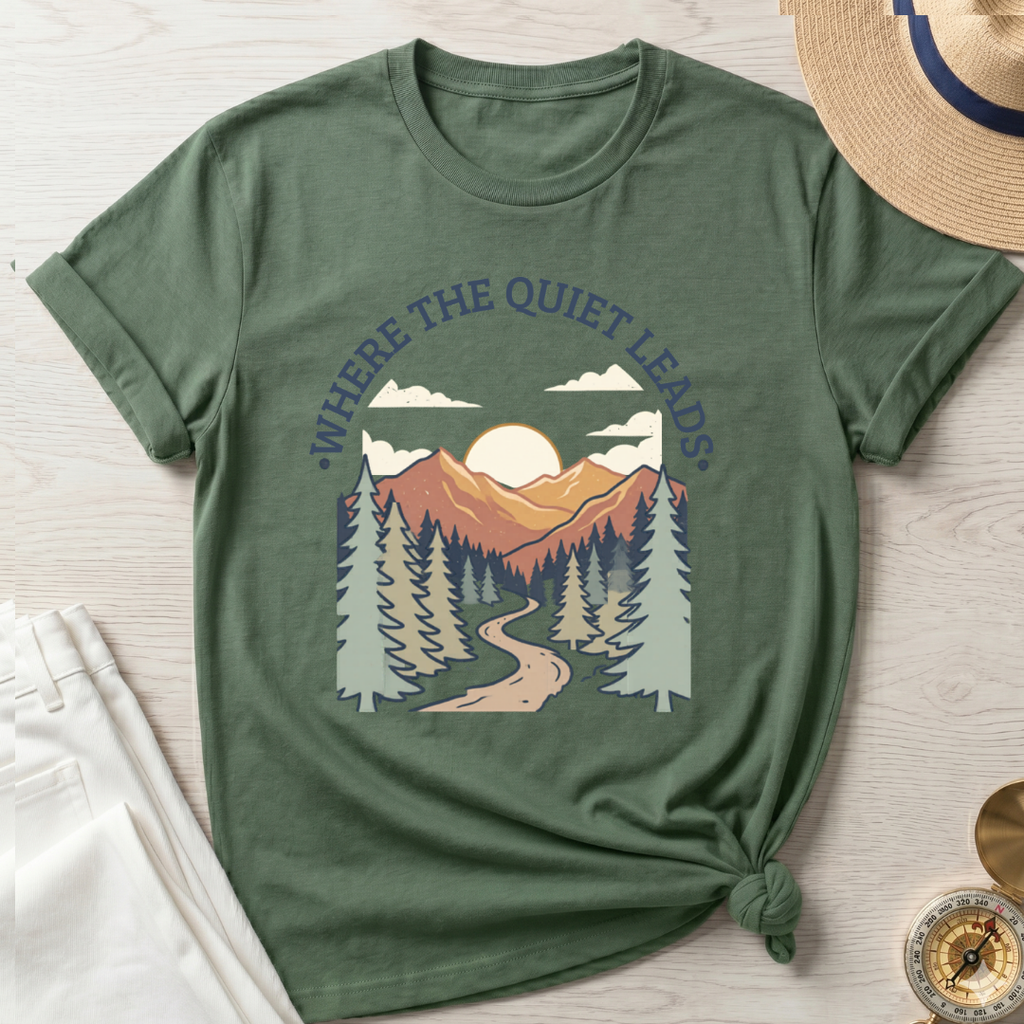 Where The Quiet Leads Art T-Shirt