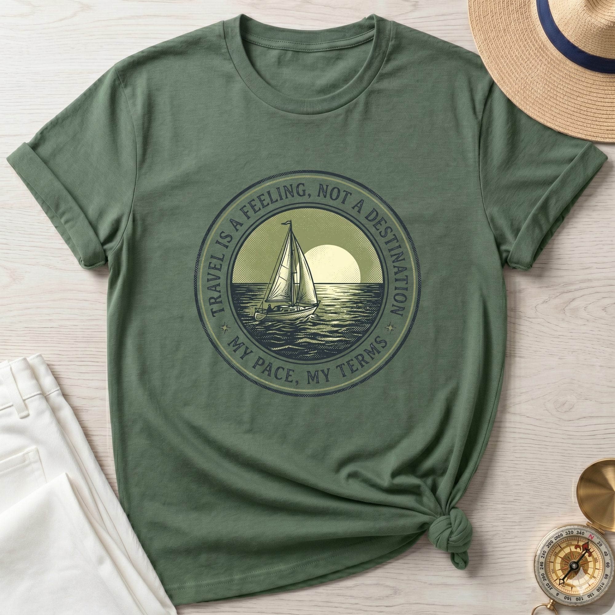Travel Is A Feeling Not A Destination T-Shirt