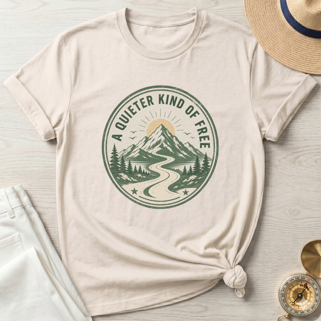 A Quieter Kind of Free Badge T-Shirt