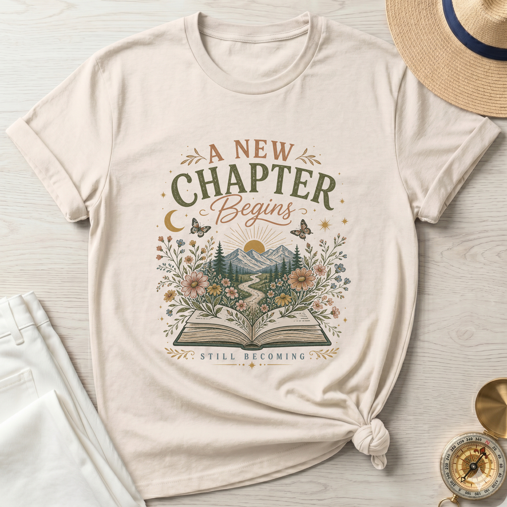 A New Chapter Begins-Still Becoming T-Shirt