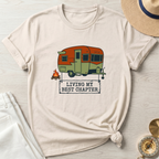 Retro Living My Best Chapter Camper T-Shirt