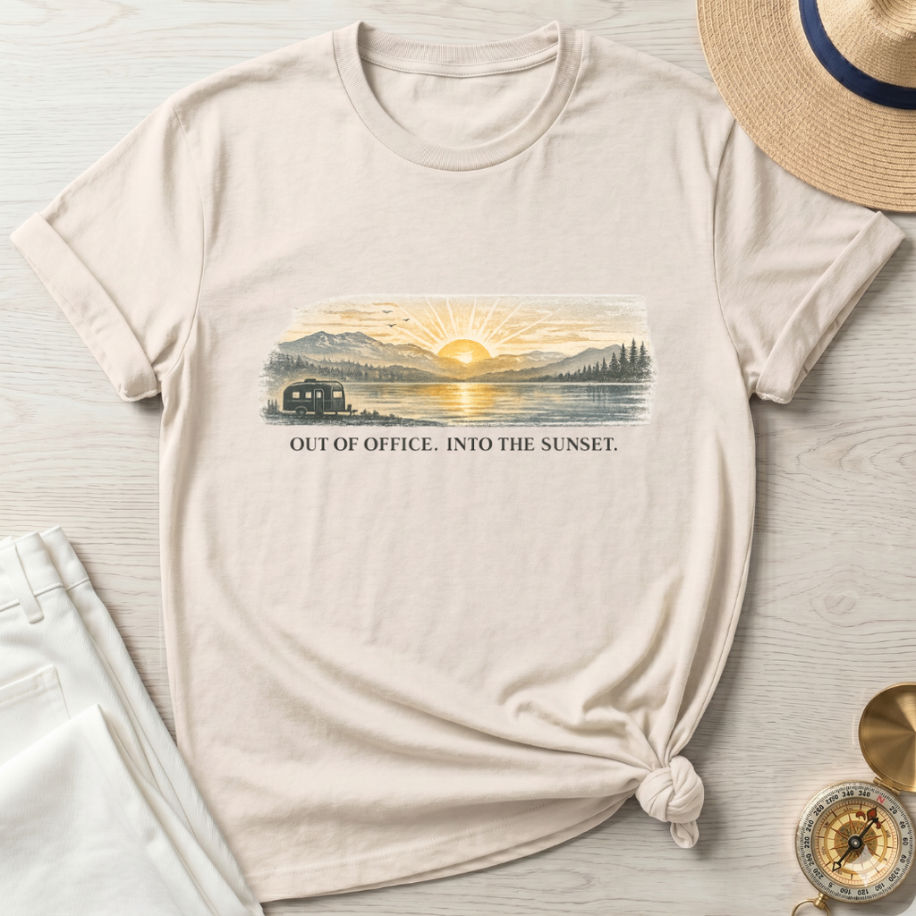 Out Of Office Into The Sunset T-Shirt