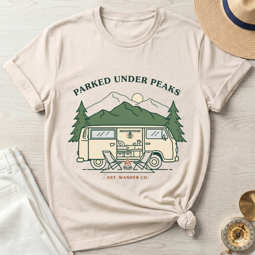 Parked Under Peaks T-Shirt