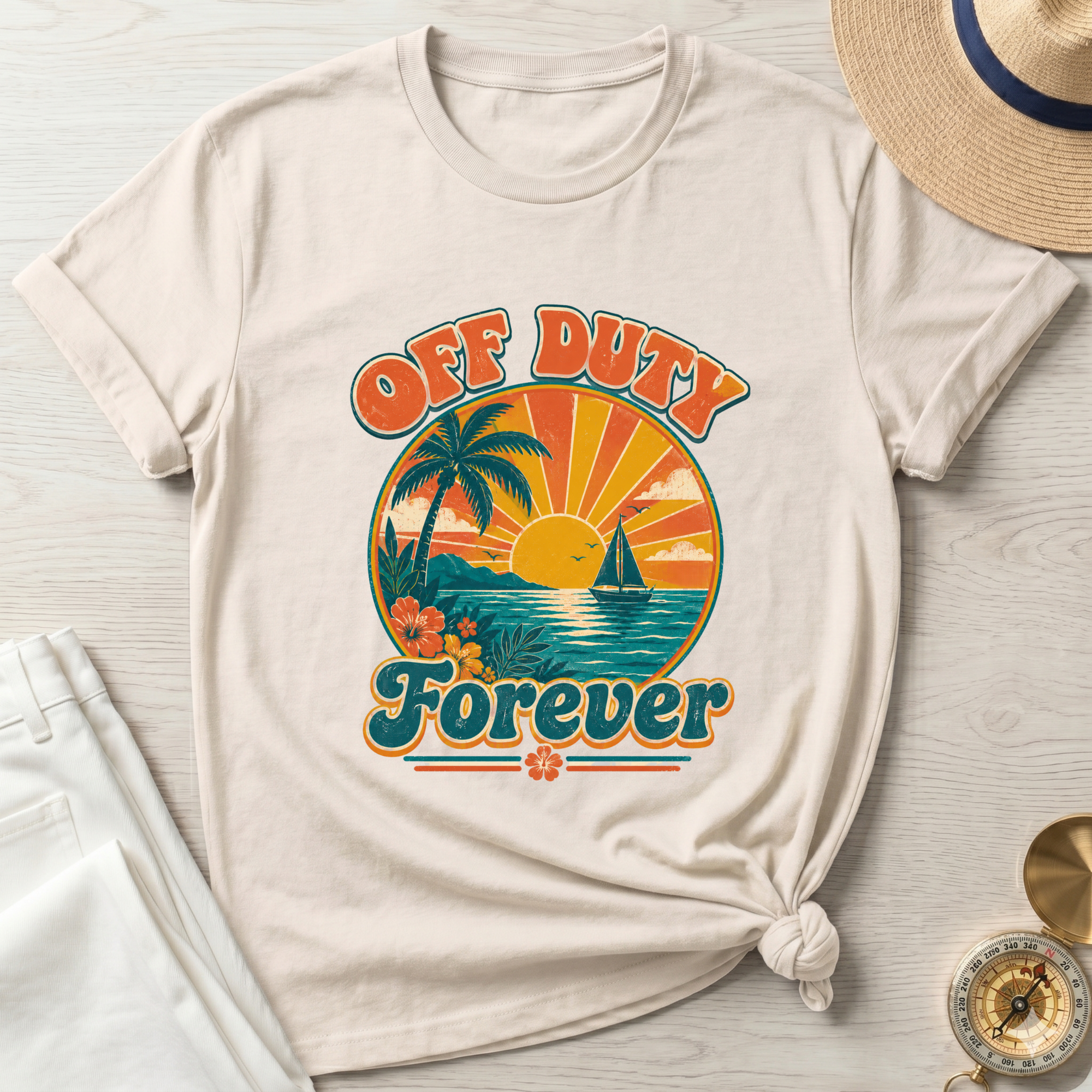 Retro Off Duty Forever T-Shirt