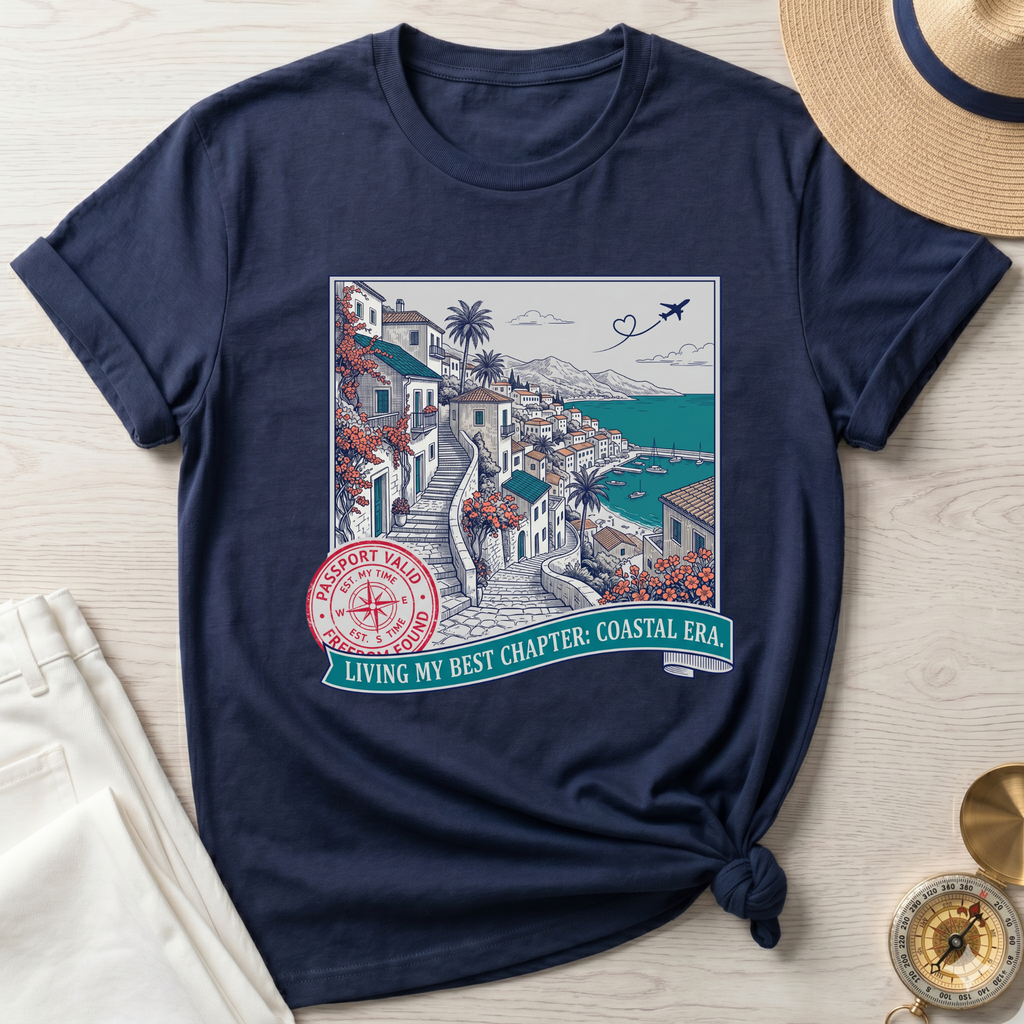 Living My Best Chapter-Coastal Era T-Shirt