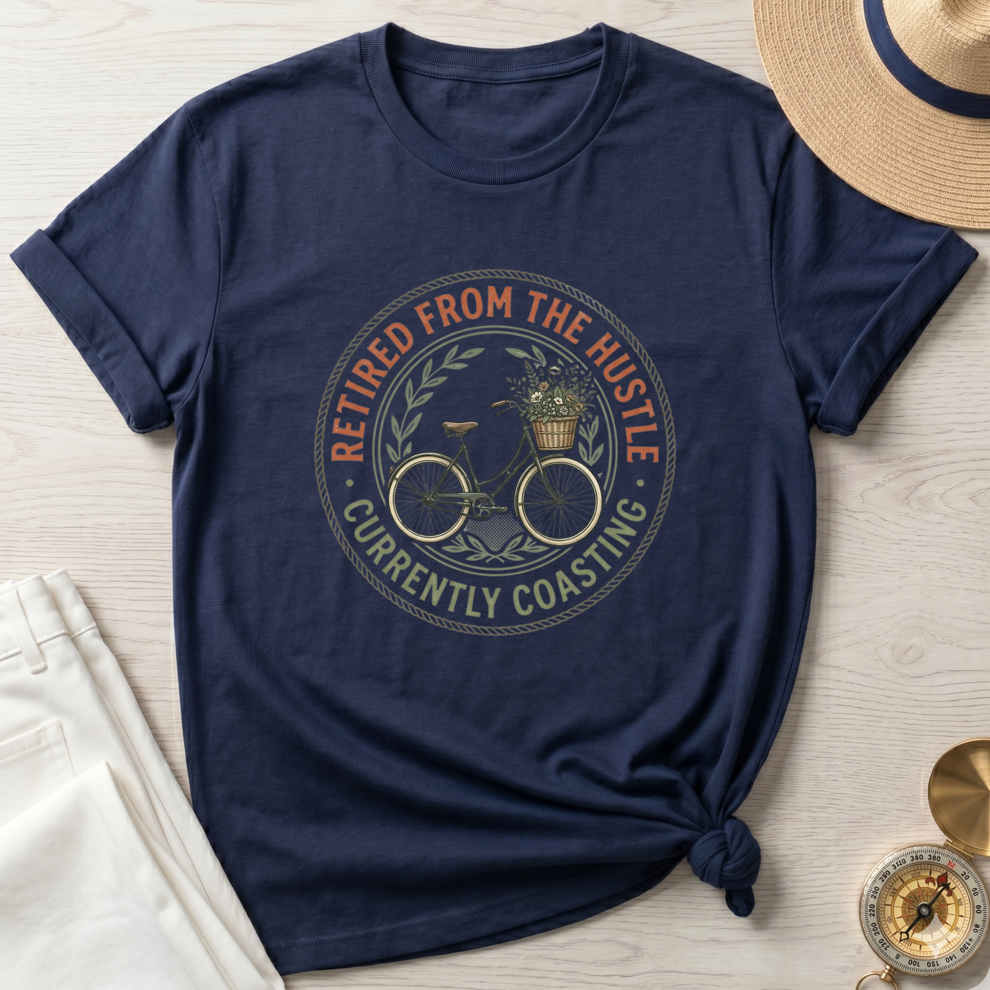 Retired From The Hustle T-Shirt