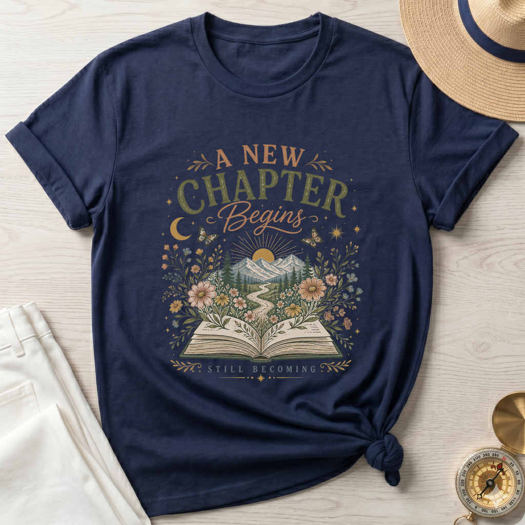 A New Chapter Begins-Still Becoming T-Shirt