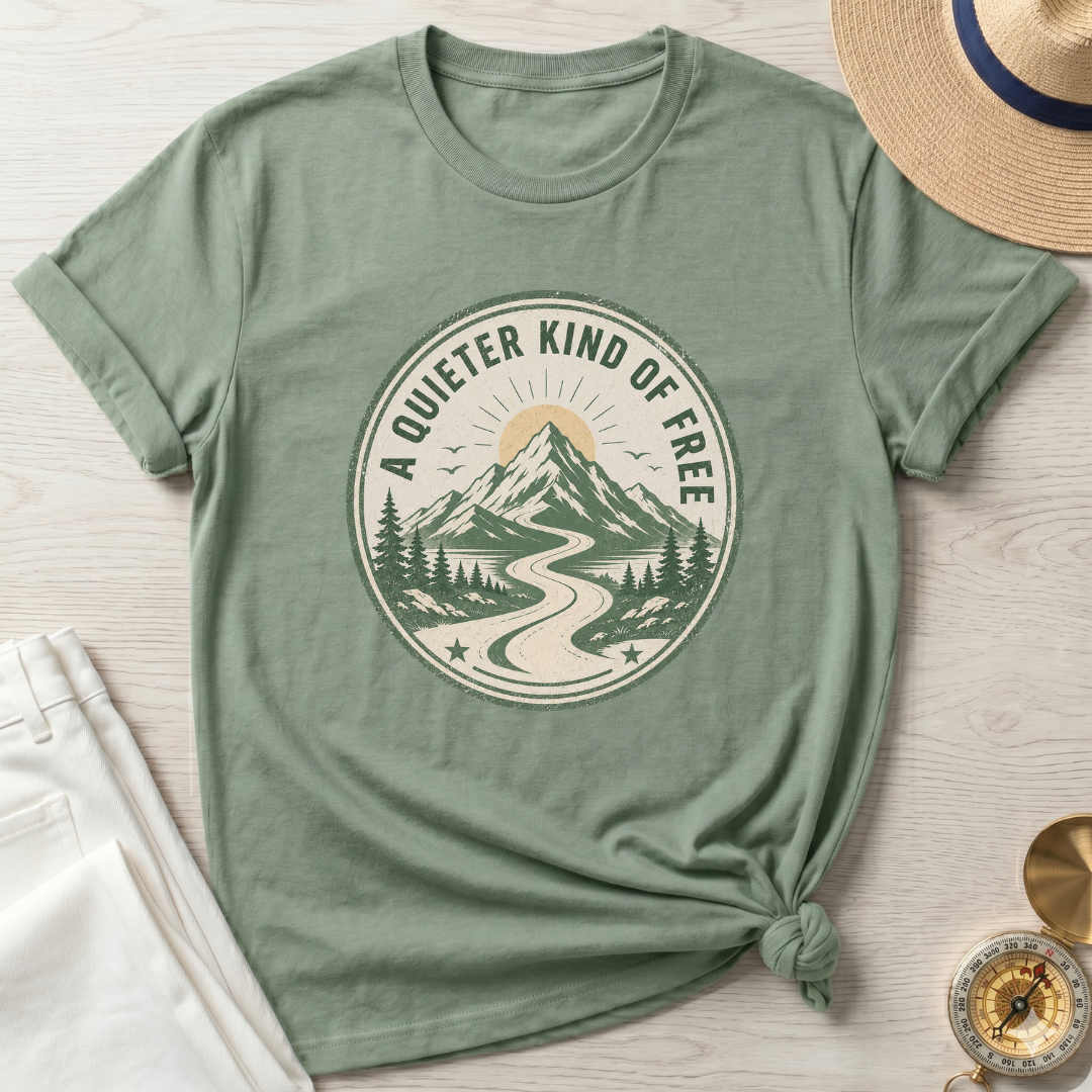 A Quieter Kind of Free Badge T-Shirt