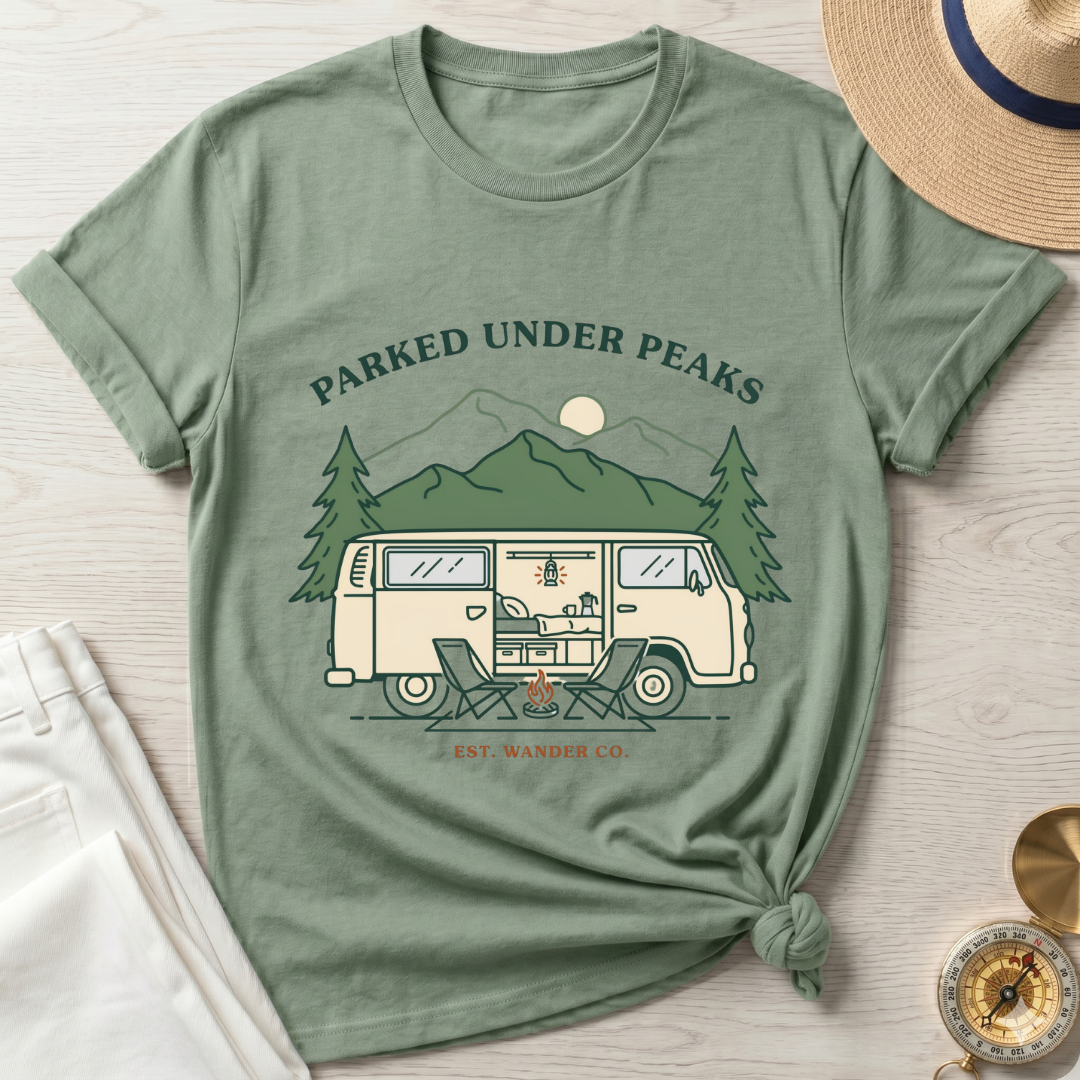 Parked Under Peaks T-Shirt