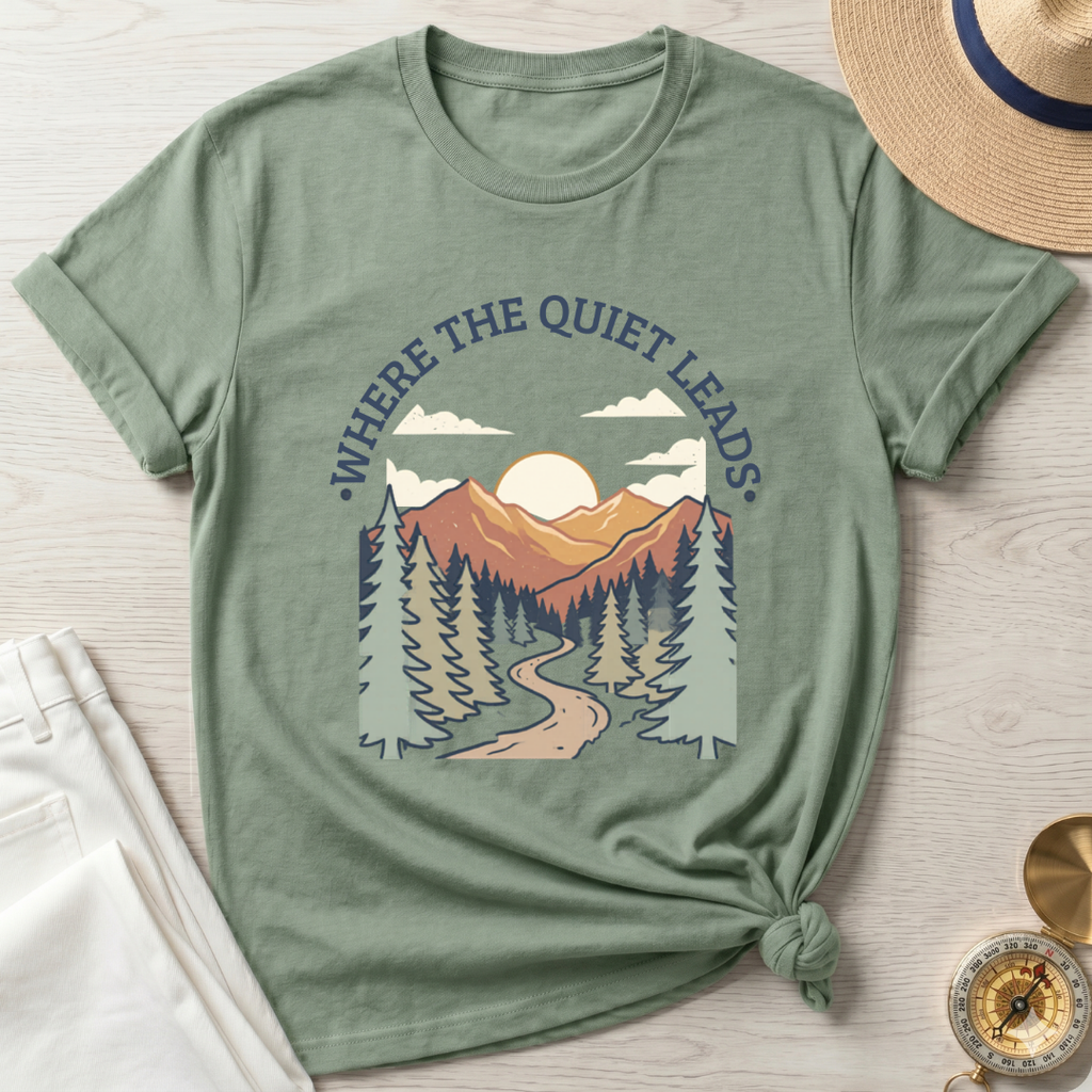 Where The Quiet Leads Art T-Shirt