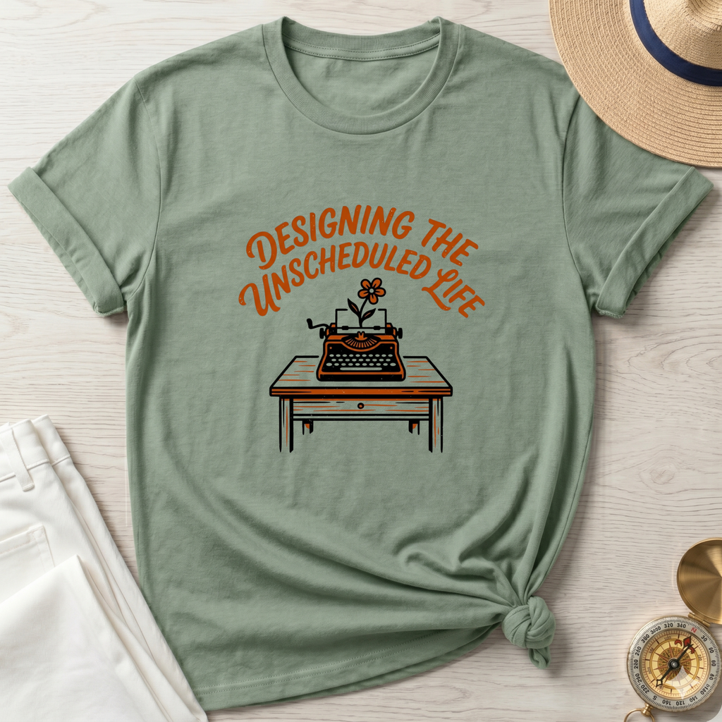 Designing the Unscheduled Life T-Shirt