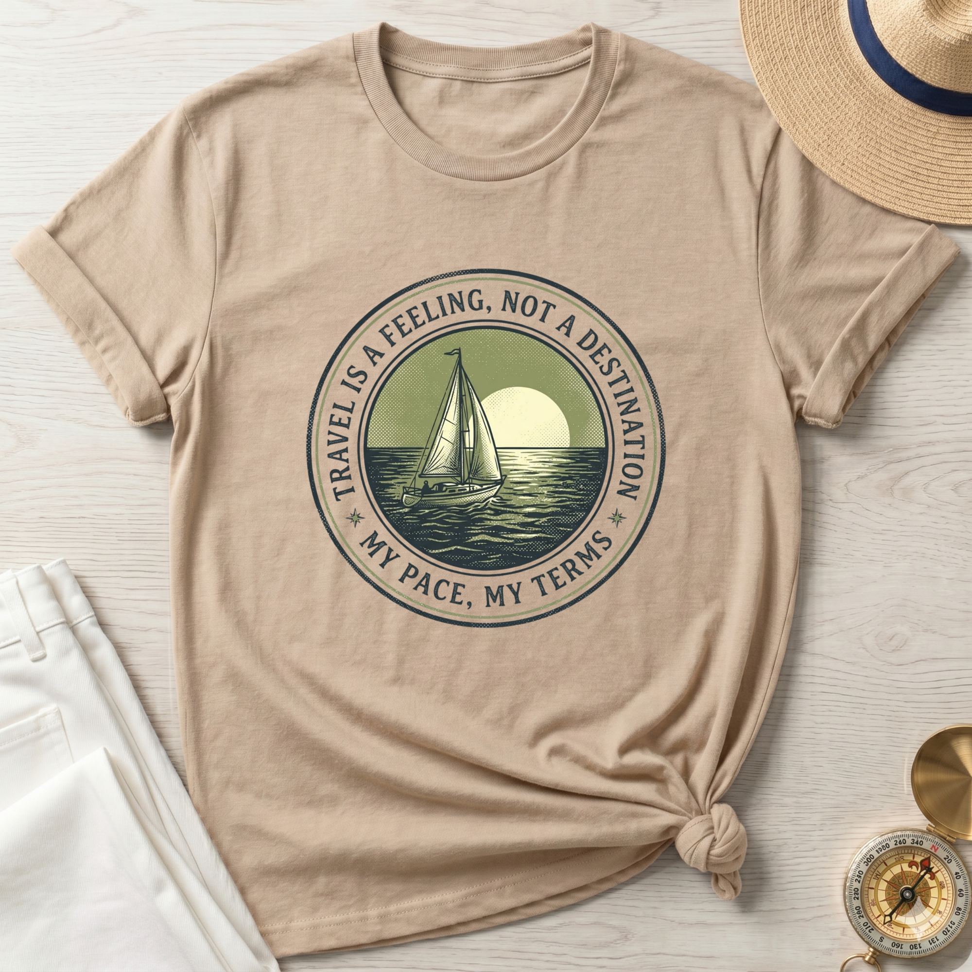 Travel Is A Feeling Not A Destination T-Shirt