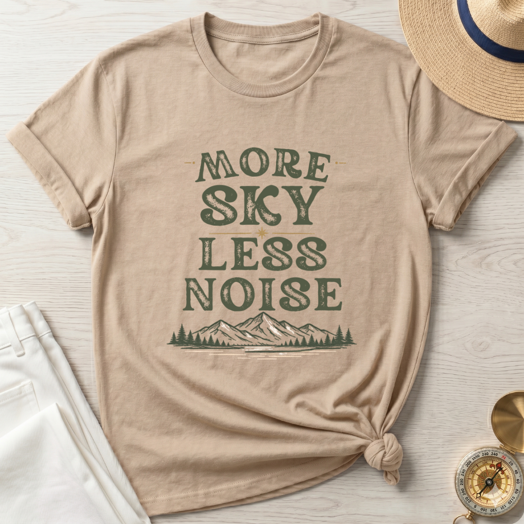 More Sky Less Noise - T-Shirt