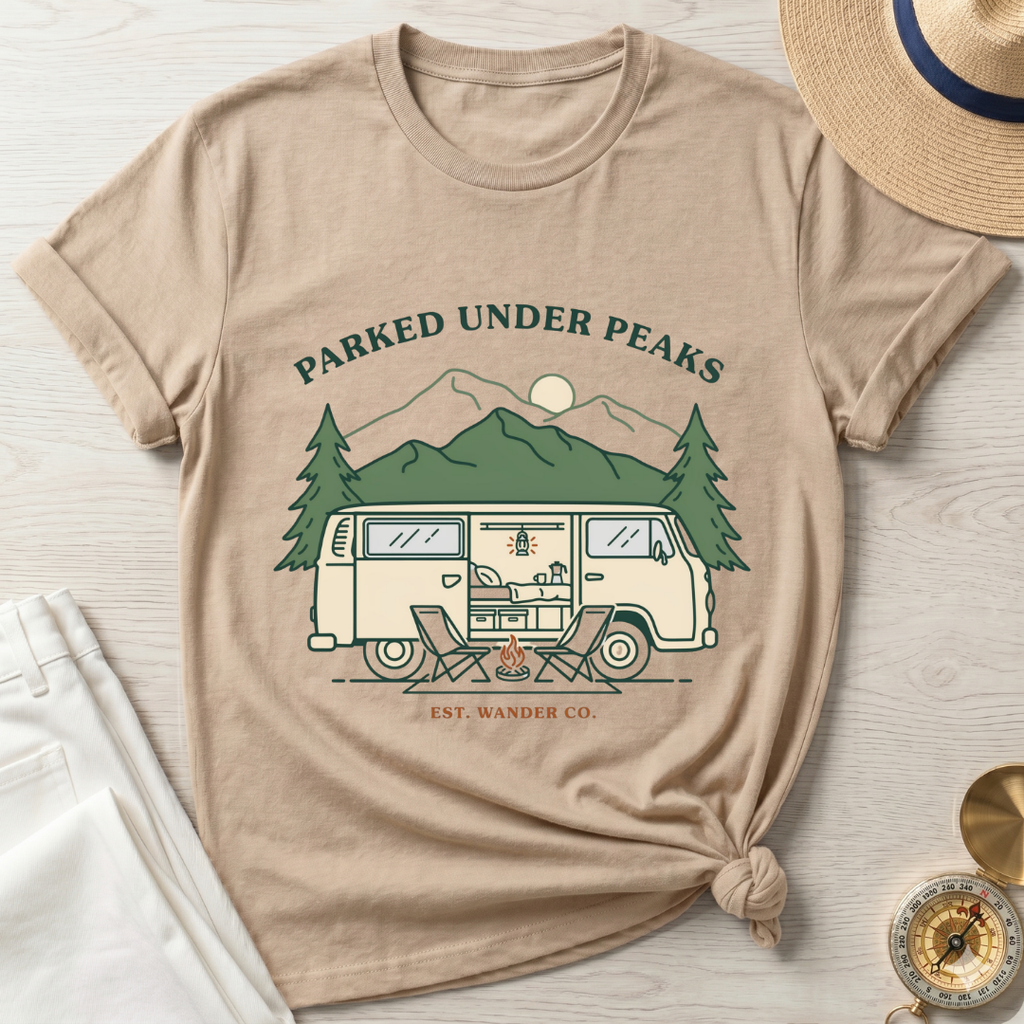Parked Under Peaks T-Shirt