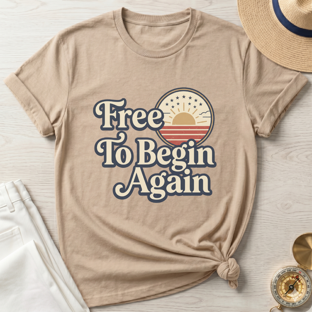 Free To Begin Again T-Shirt