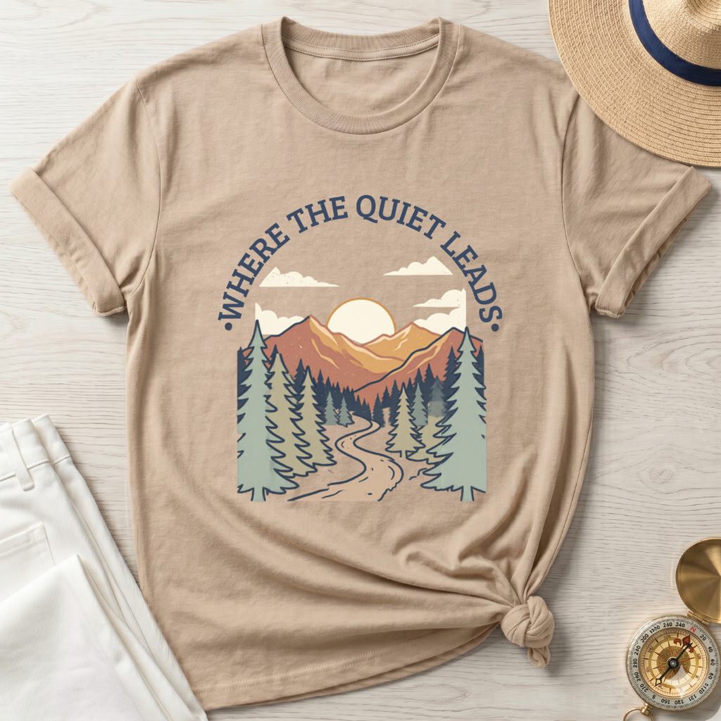 Where The Quiet Leads Art T-Shirt