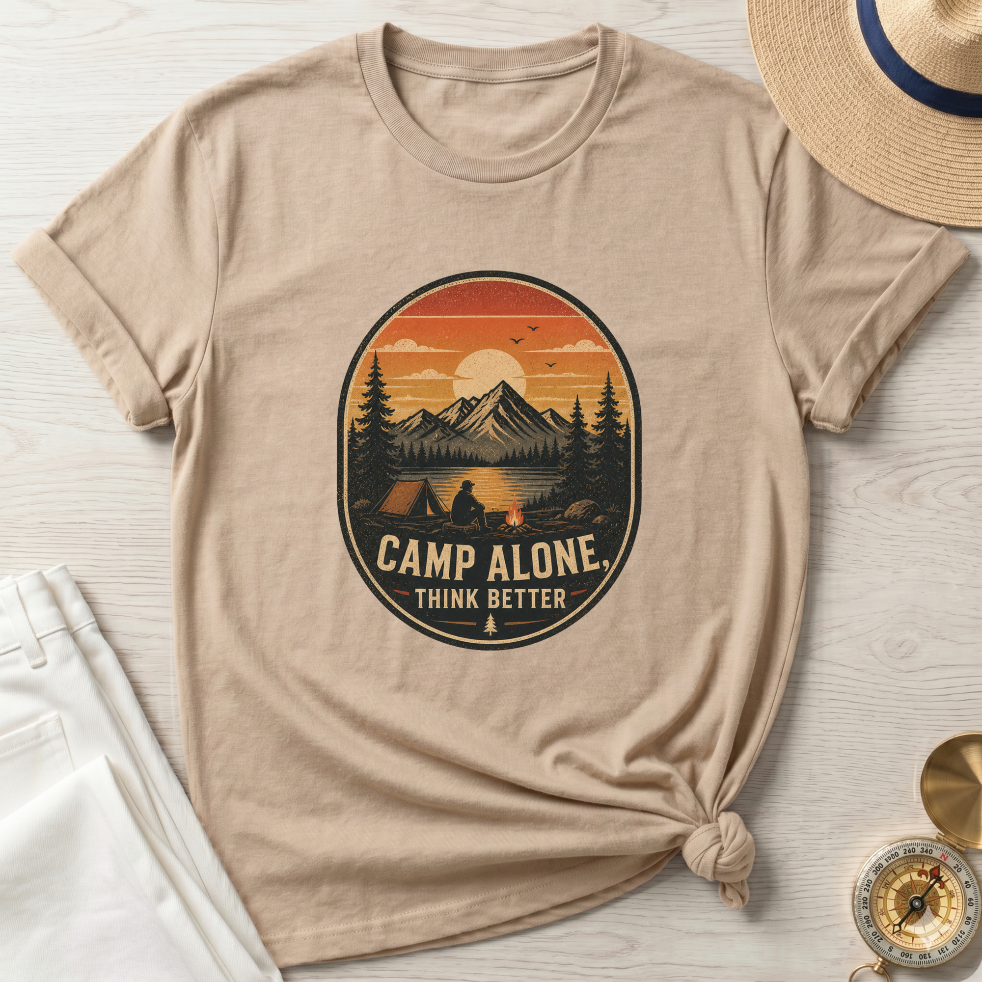 Camp Alone-Think Better T-Shirt