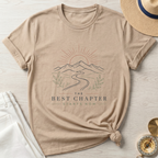 The Best Chapter Starts Now Line Art Design T-Shirt