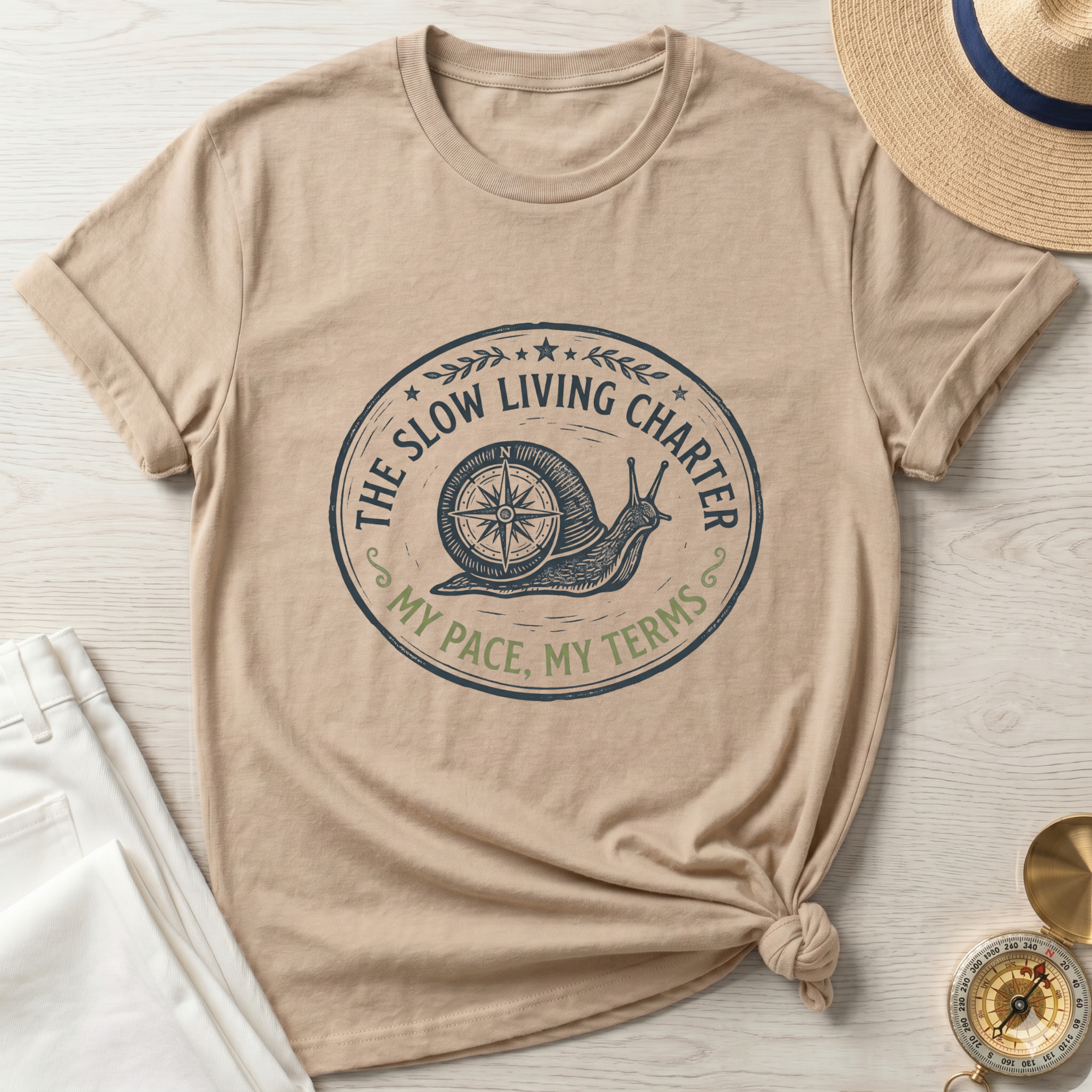 The Slow Living Charter T-Shirt