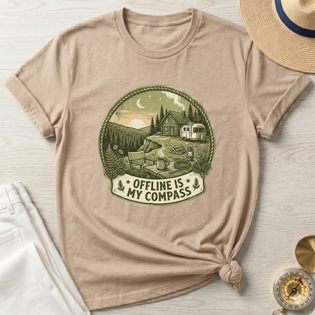 Offline Is My Compass T-Shirt