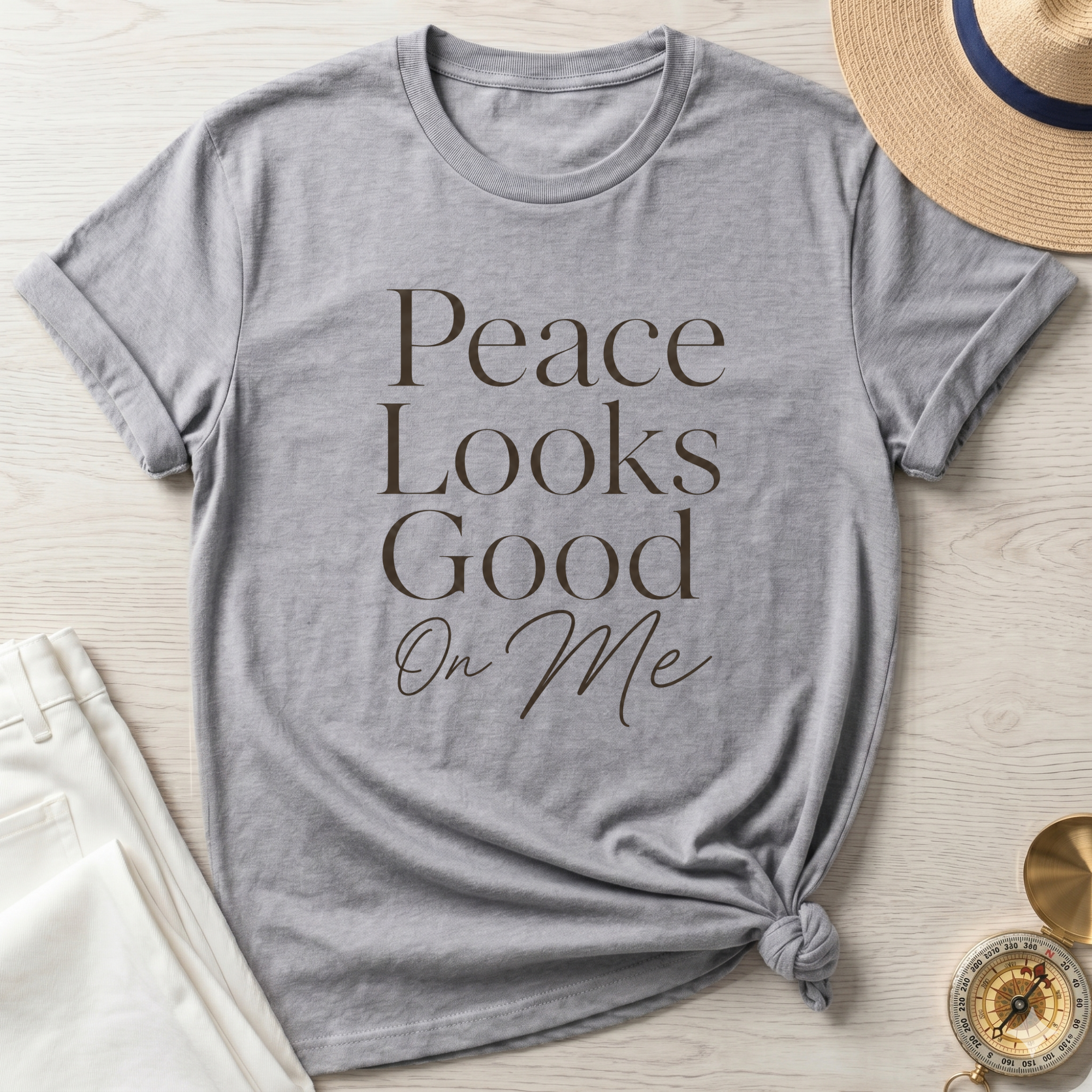 Peace Looks Good On Me T-Shirt