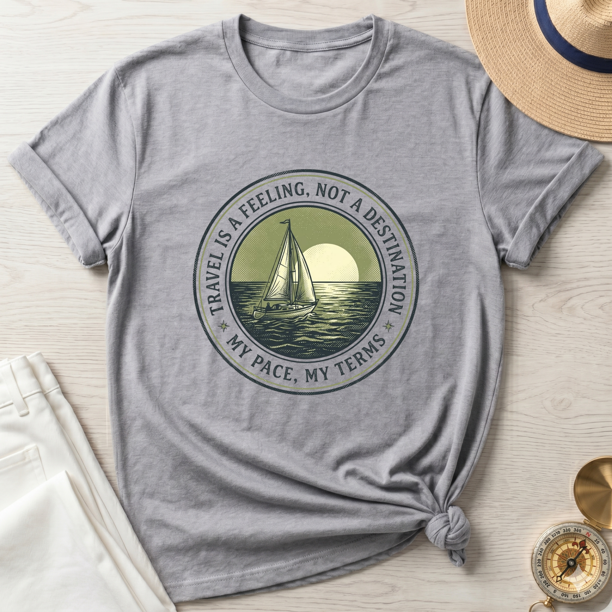 Travel Is A Feeling Not A Destination T-Shirt