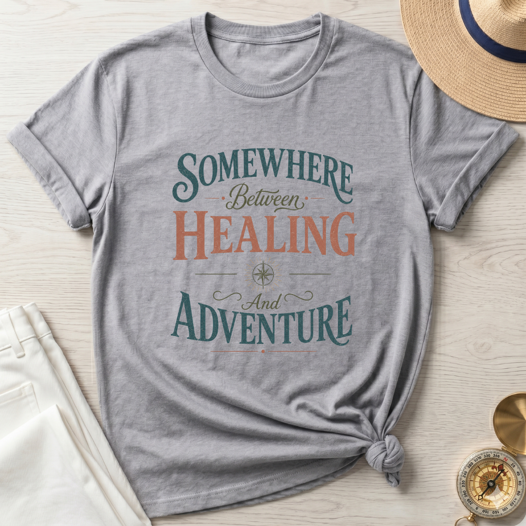 Somewhere Between Healing and Adventure - T-Shirt