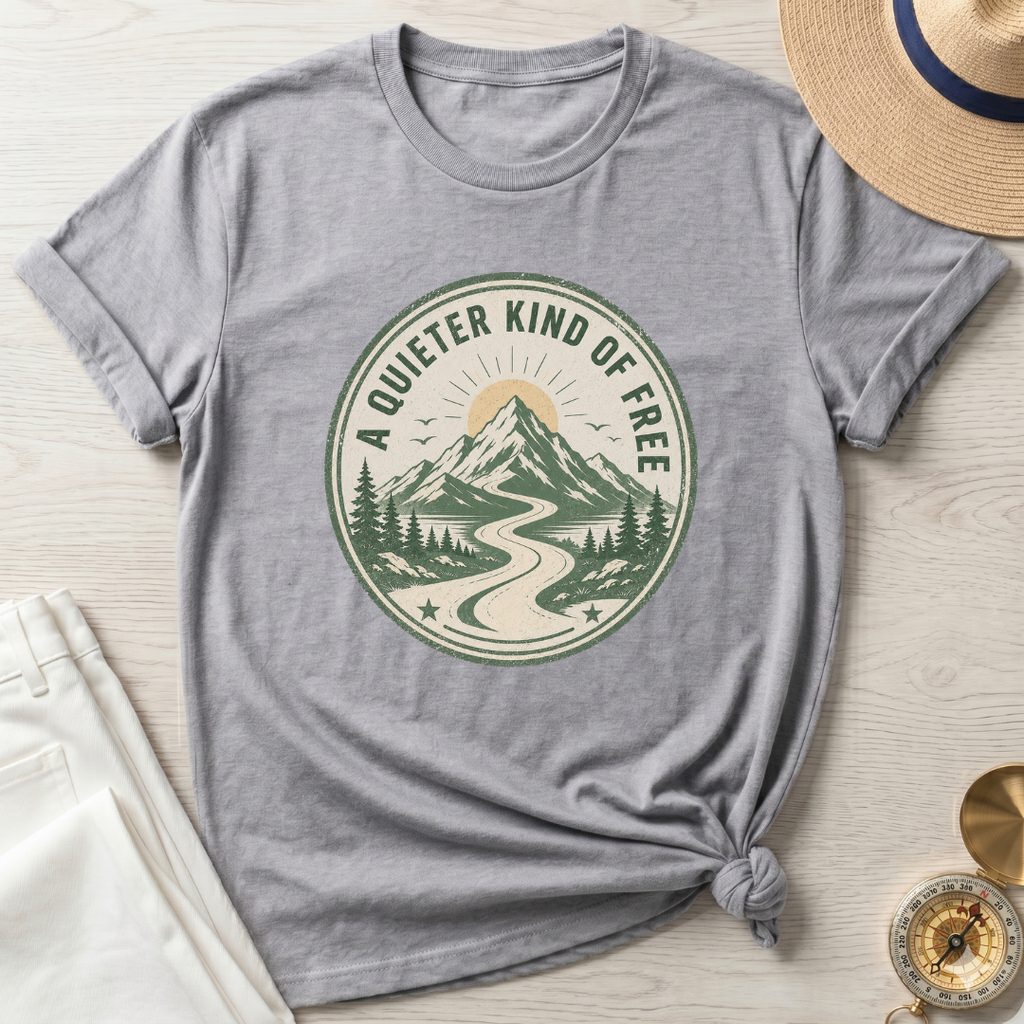 A Quieter Kind of Free Badge T-Shirt