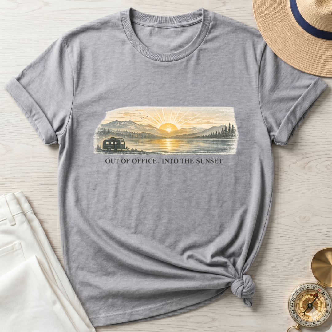 Out Of Office Into The Sunset T-Shirt