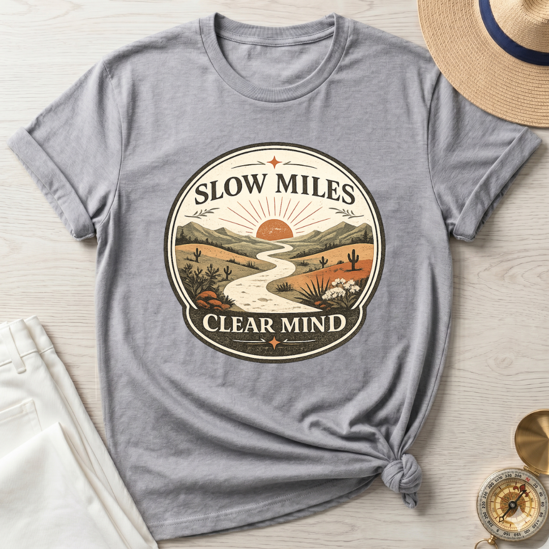 Slow Miles Clear Mind T-Shirt