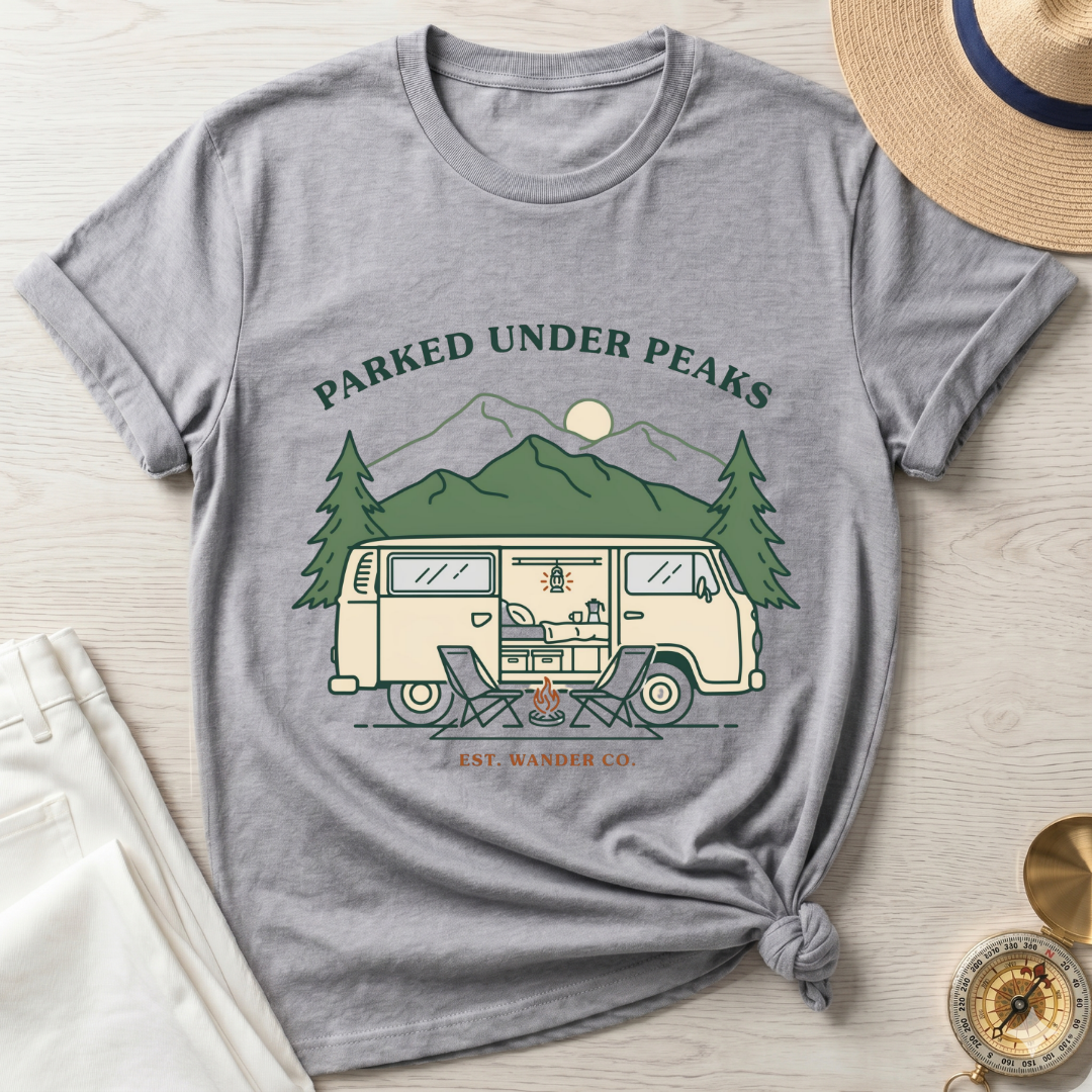 Parked Under Peaks T-Shirt
