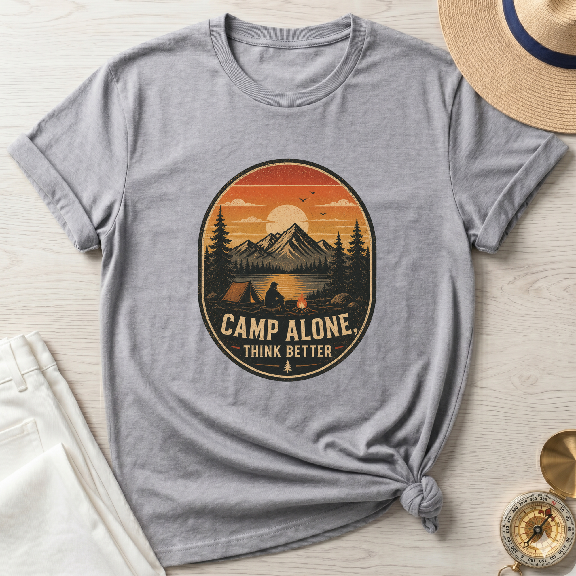 Camp Alone-Think Better T-Shirt