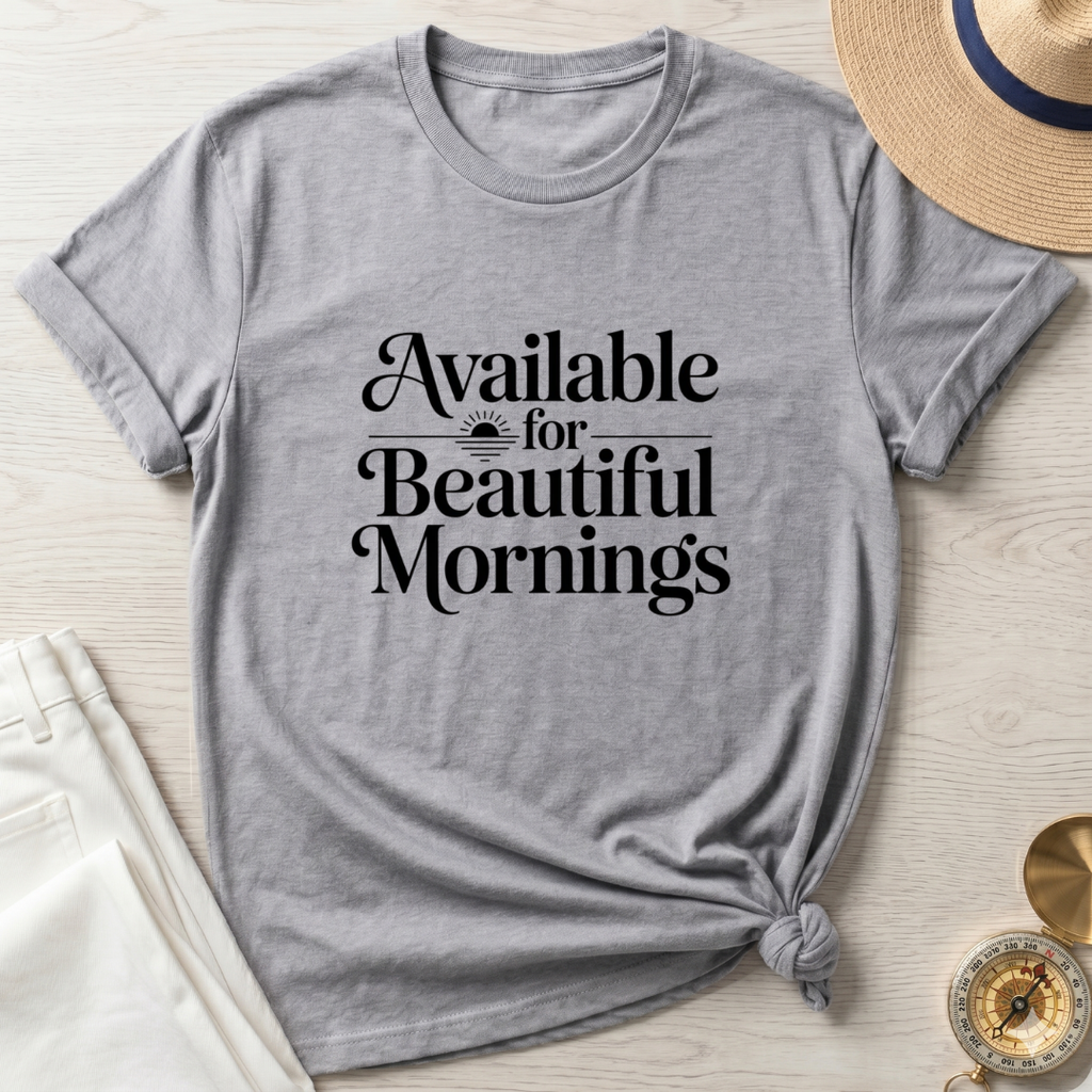 Available For Beautiful Mornings T-Shirt