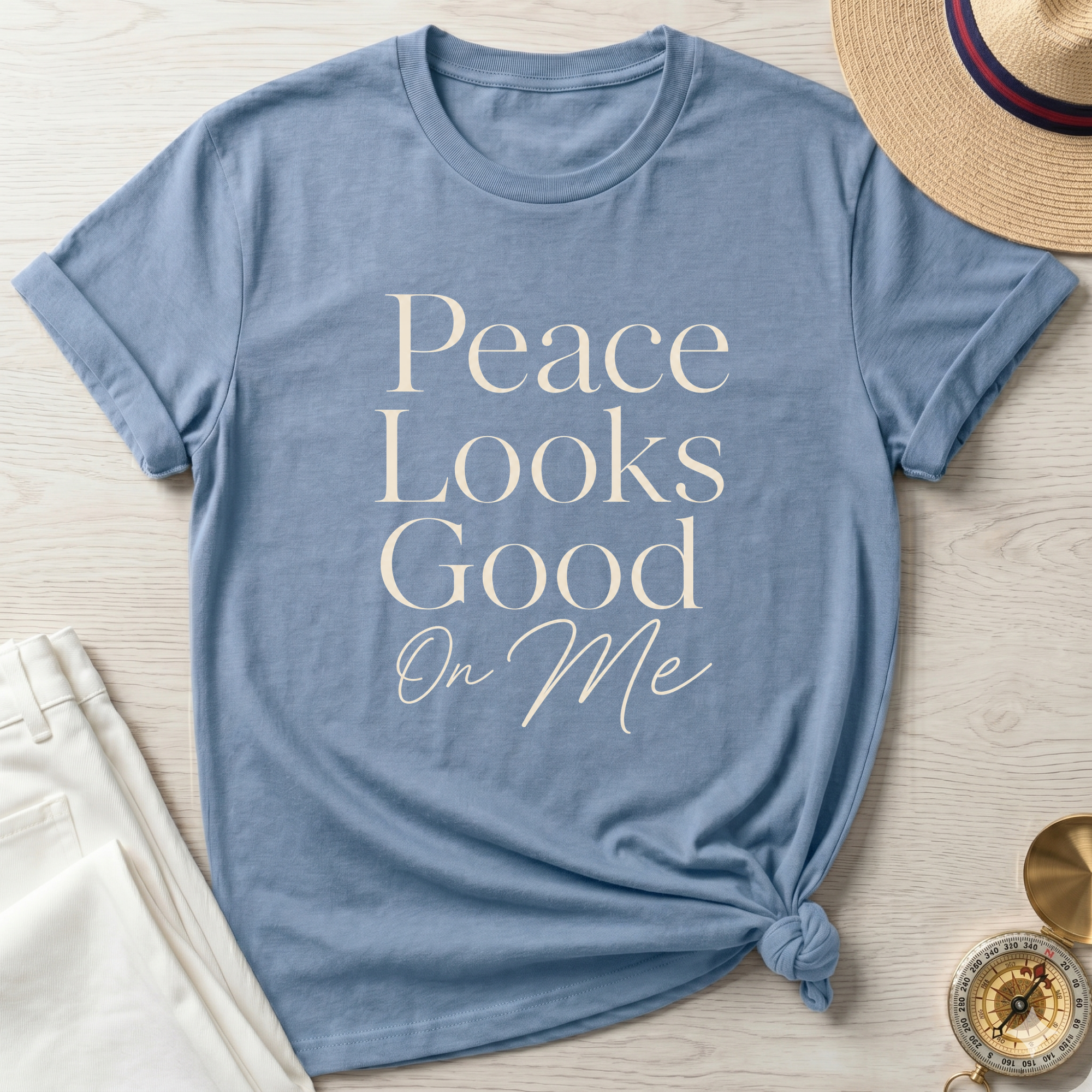 Peace Looks Good On Me T-Shirt
